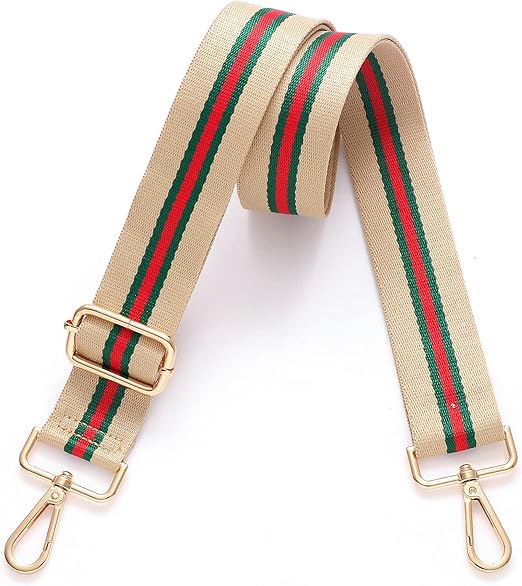 S-Jacorry Purse Strap Replacement Crossbody Wide Shoulder Strap Adjustable Canvas Straps Handbag Strap Replacement Belts