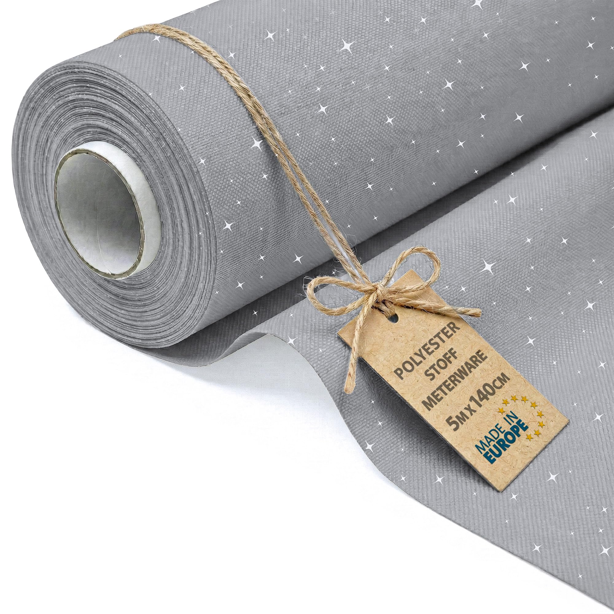 Stoffe per Bambini da Cucire al Metro 5 M x 140 cm Tessuto Poliestere a Fantasia – Decorazione Cameretta Tende Cuscini Tovaglia Borse Antipiega Stabile Oeko-Tex Galassia