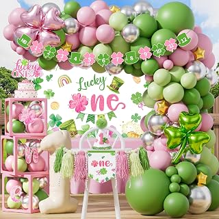 Lucky One 1st Birthday Party Decorations for Girls