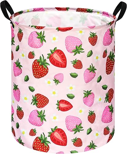 Miniatura 15 de Cesta redonda para ropa sucia, cestas de almacenamiento para guardería, cestas de regalo para el hogar, oficina, decoración del hogar