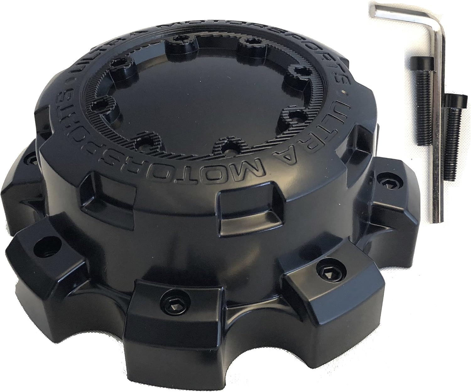 Ultra Wheel Black Wheel Center Cap (Qty 1) p/n # 89-9879 with Bolts