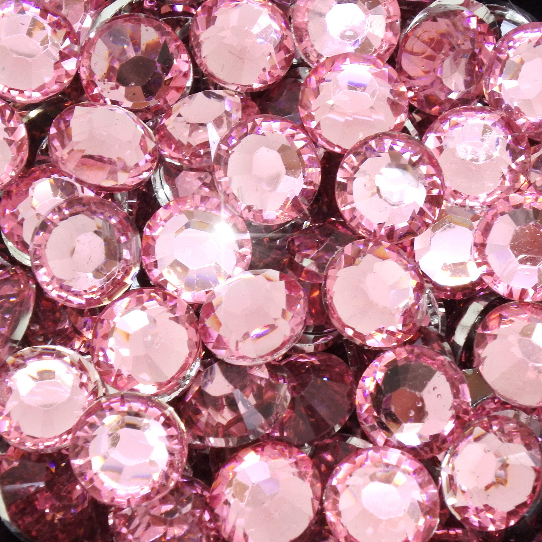Little Snow Direct® Pack of 1000 Resin Crystal Flat Back Rhinestones Diamante Gems Nail Art & Crafts (Black, 4mm) — view 39