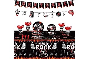 All-inclusive Rock Party Kit with 172 Pieces of Electrifying Supplies