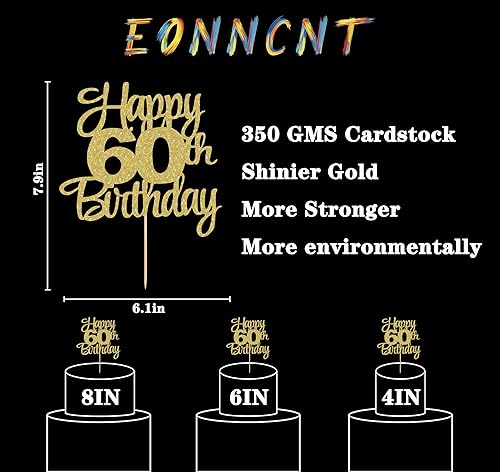 Miniatura 9 de Decoración para tarta de feliz cumpleaños 50  Suministros de decoración de pastel de 50 cumpleaños con purpurina dorada  50 aniversarioSaludos a 50