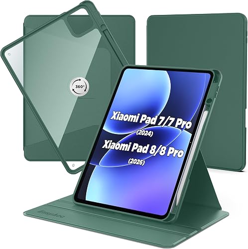 EasyAcc Drehbare Hülle für Xiaomi Pad 7/7 Pro 11.2 Zoll m…