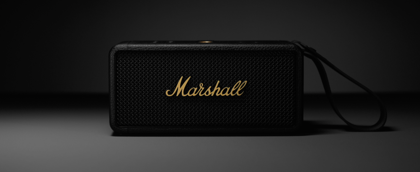 Marshall Middleton Portable Bluetooth Speaker with 20+ Hours