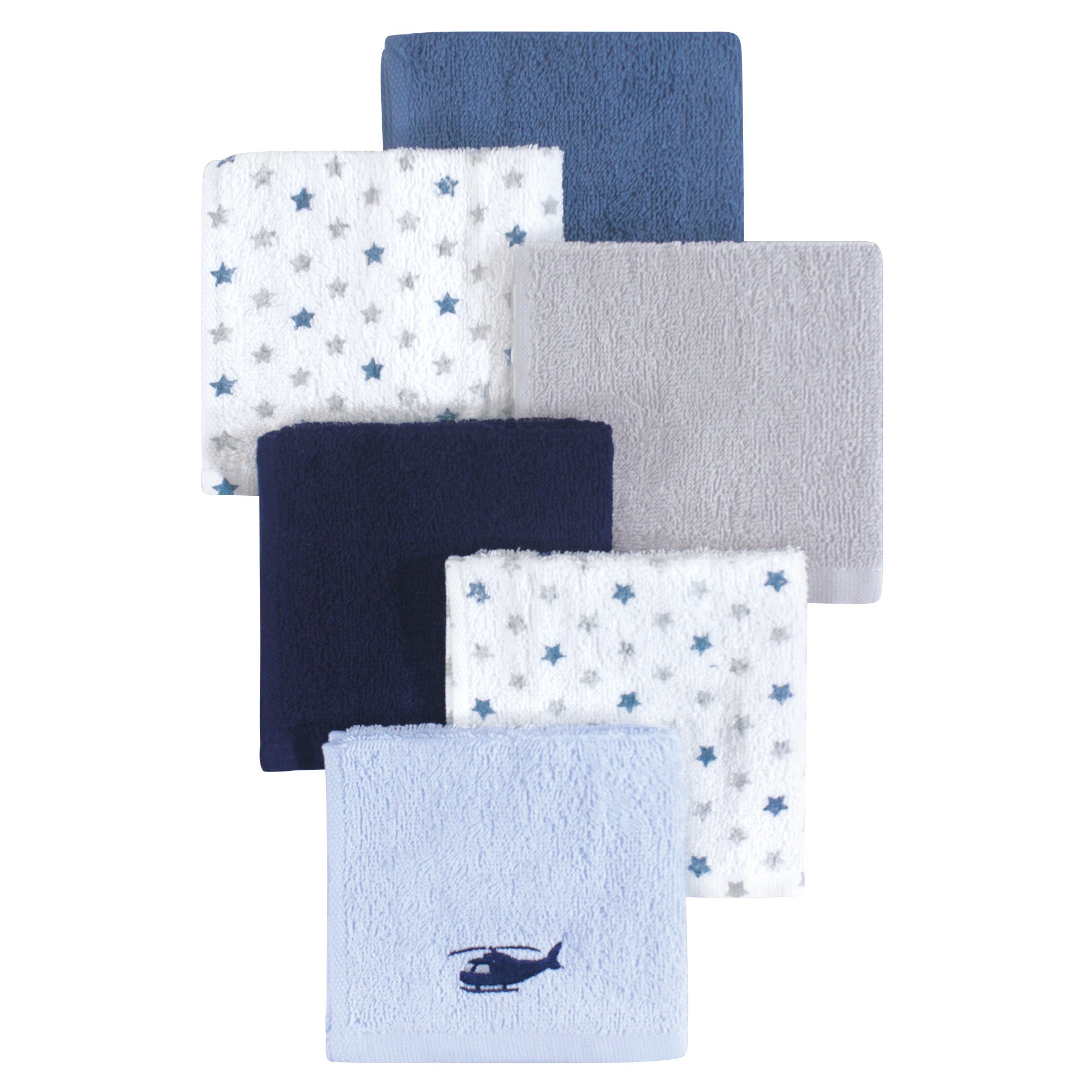 Débarbouillettes bébé ultra absorbantes en éponge douce Hudson Baby lot de 6