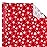WRAPAHOLIC Reversible Christmas Wrapping Paper Roll - Mini Roll - 17 Inch x 33 Feet - Red White Reindeer and Snowflake Wrapping Paper for Christmas, Holiday, Party