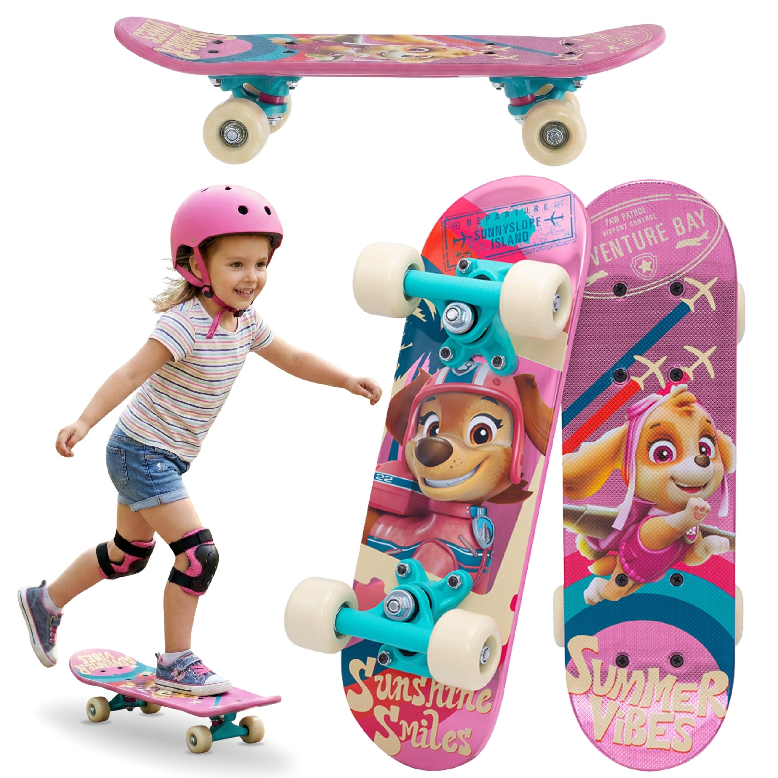 Minnie Mouse Skeater, tavola antiscivolo, leggera, stabile fino a 20 kg 42 cm