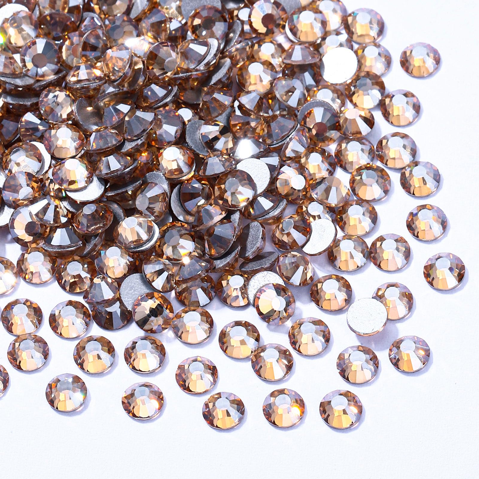 1440PCS Gold Shadow SS10 Flatback Rhinestones(2.7-2.8mm)