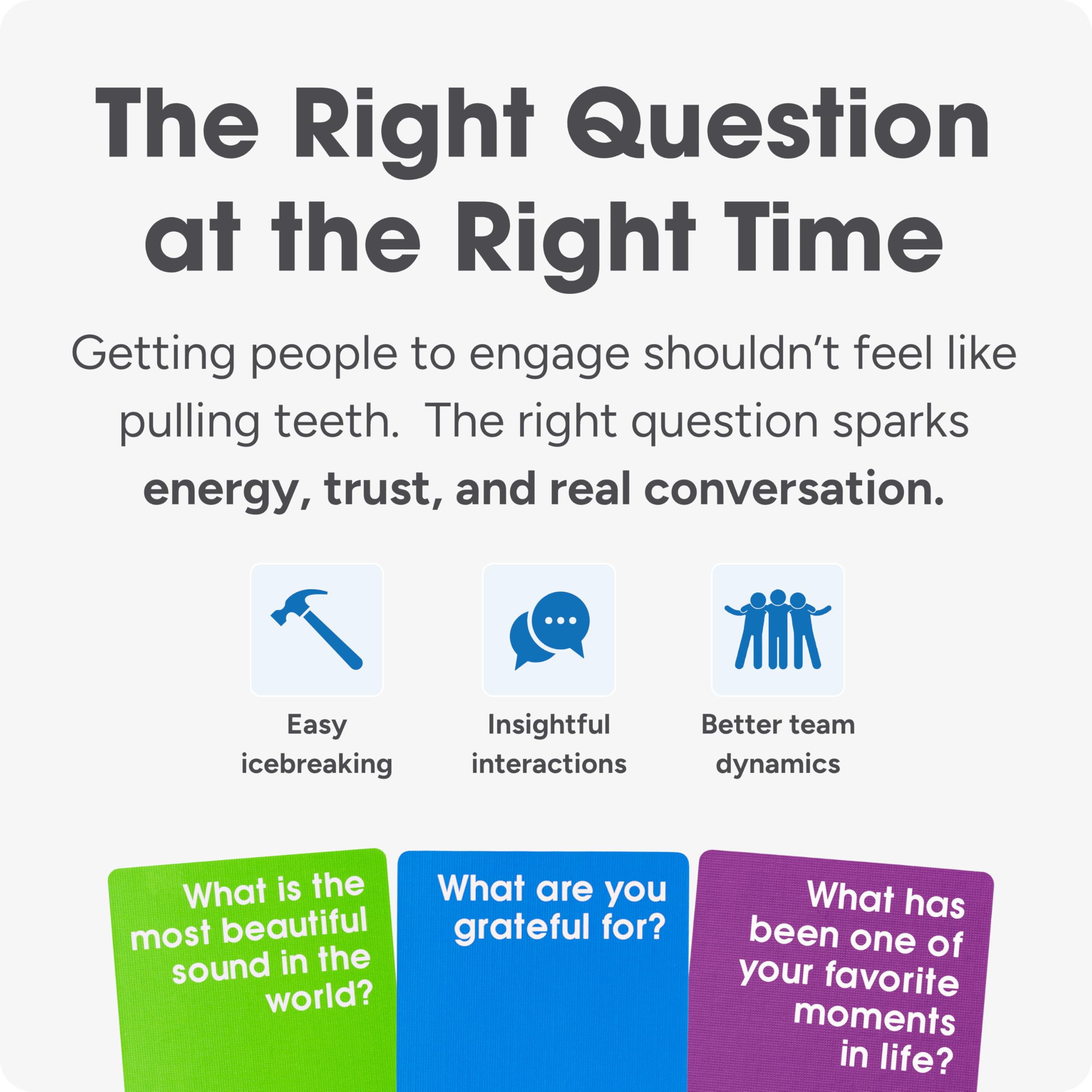 We! Connect, Ice Breaker Conversation Cards for Teams,10+ Activities — Amazon image 6