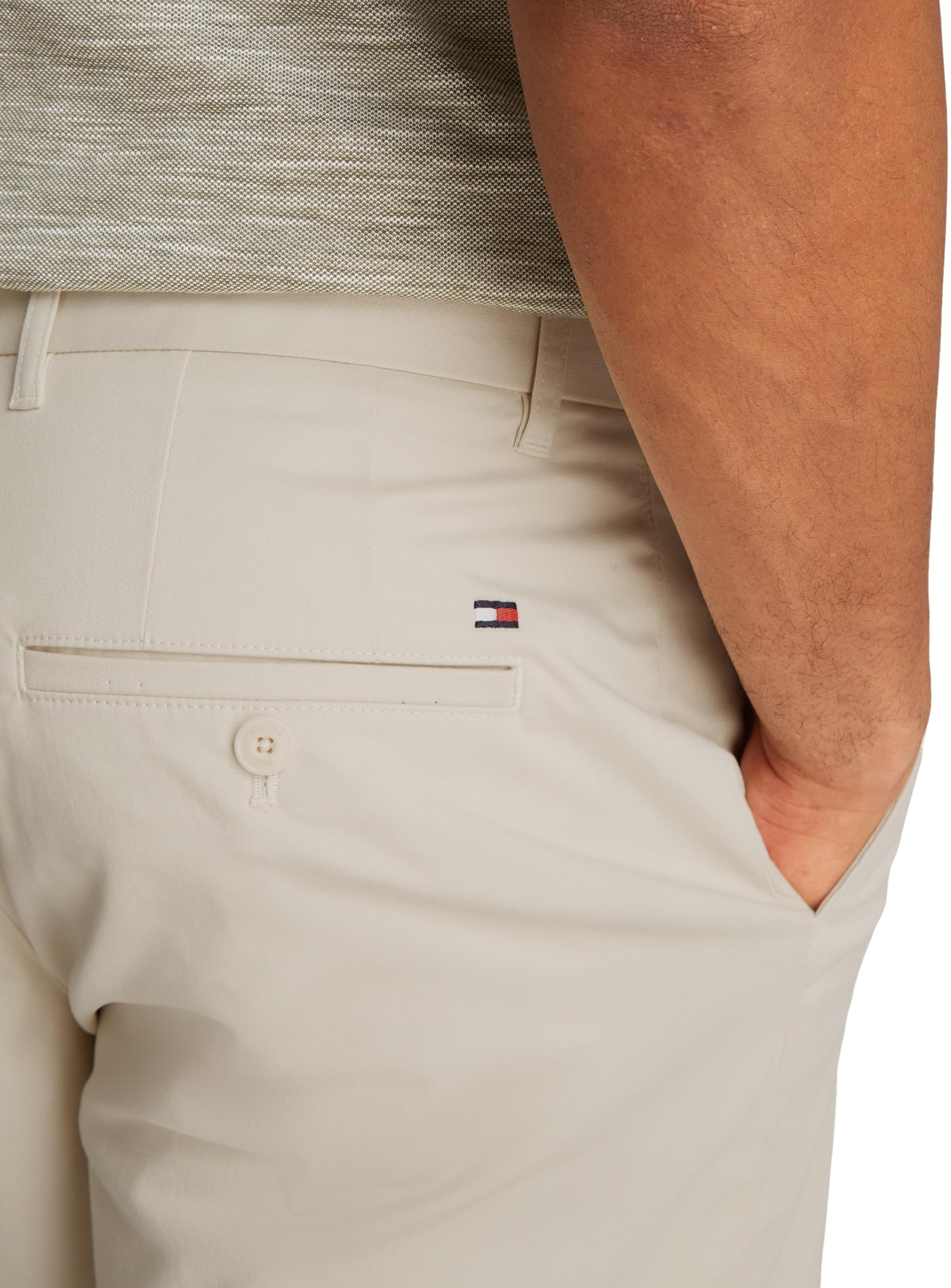 Tommy Hilfiger Mercer Short 7inch 1985 Mw0mw37652 - Szorty chinosy Mężczyźni