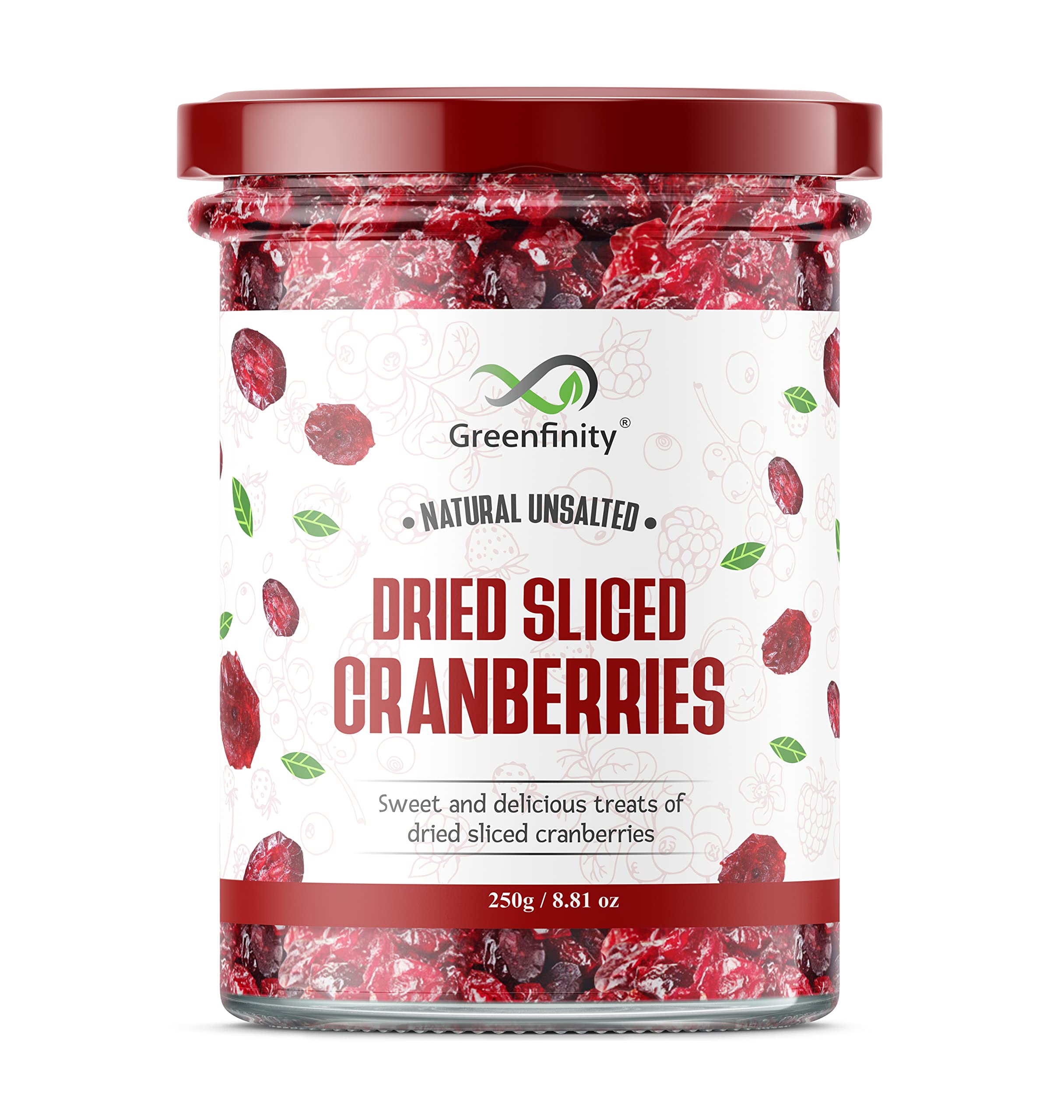 GreenFinity Cranberries Dried Sliced, 250Gram, Antioxidant Rich, Dried Sliced Cranberries, Healthy Snack (B0912SSKPG) Amazon Price History, Amazon Price Tracker