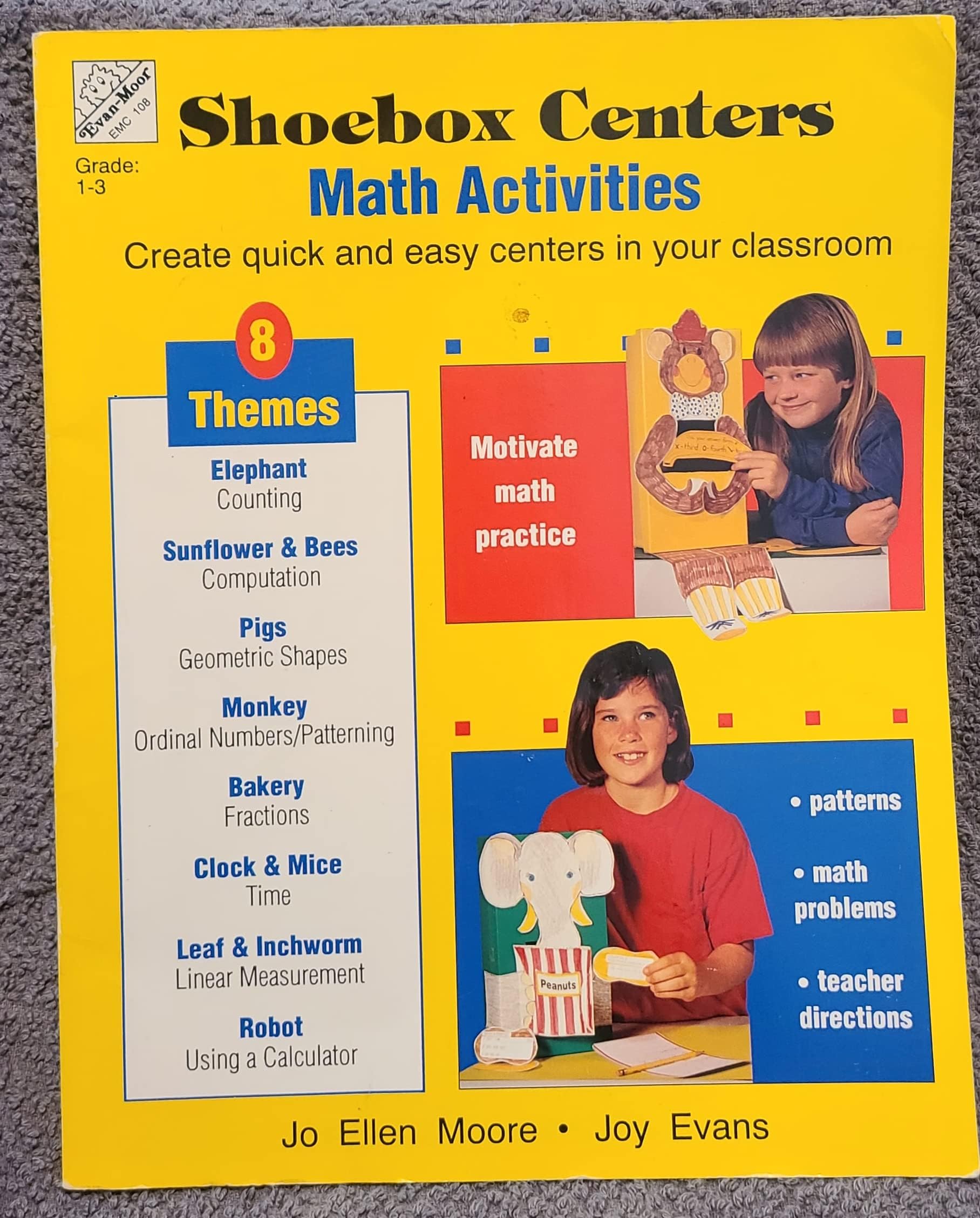 MATH ACTIVITIES SHOEBOX CENTERS