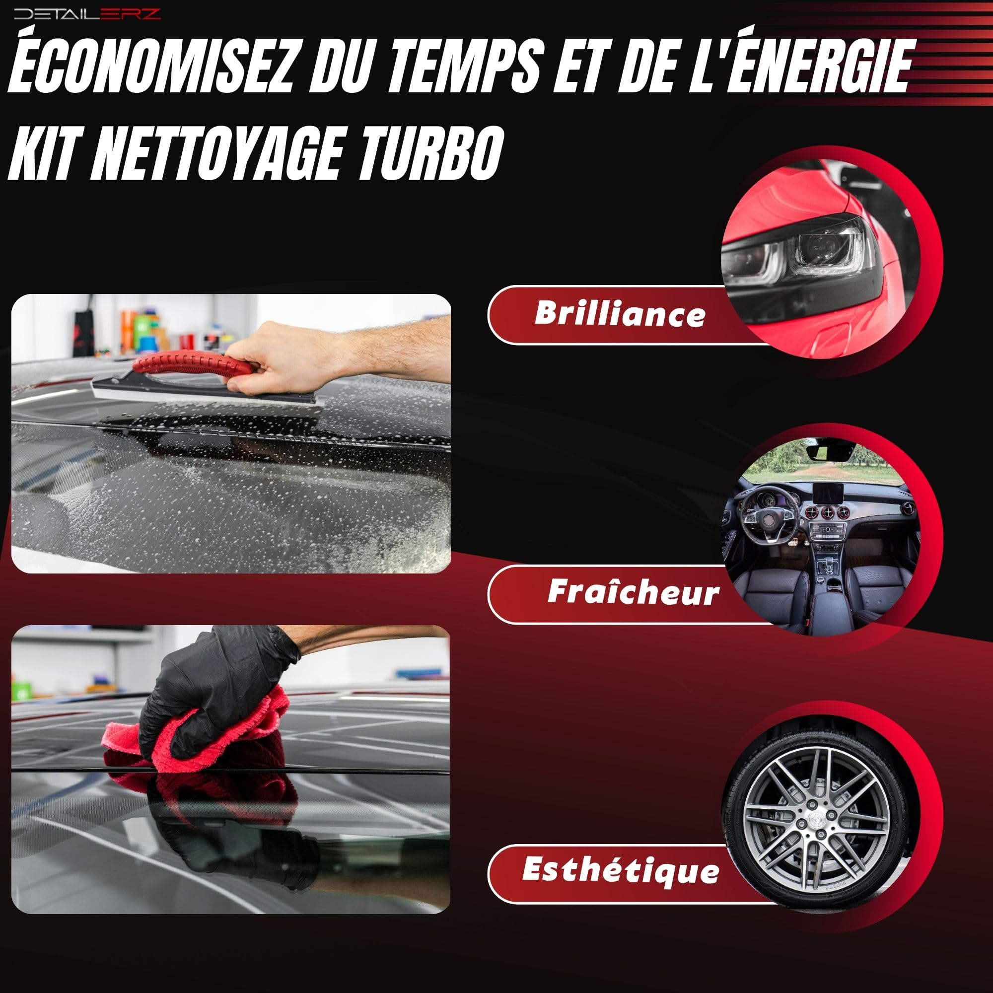 Reinigungsset für Autos