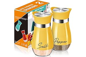 Yellow Salt and Pepper Shakers, the Perfect Addition to Your Kitchen Ensemble