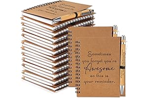 Unique Thank You Gifts Notebooks with Pens for Social Workers