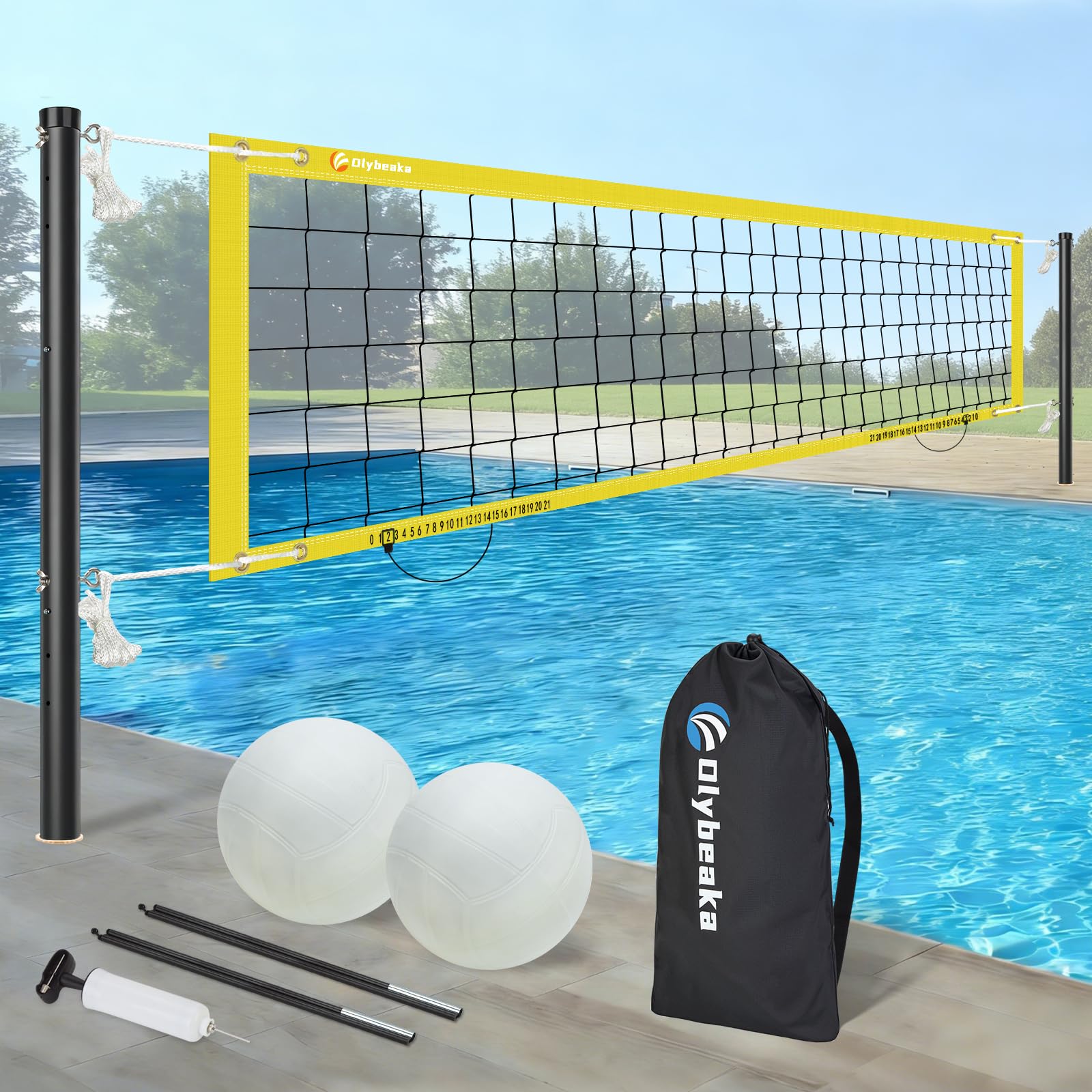 Robustes Pool-Volleyballnetz
