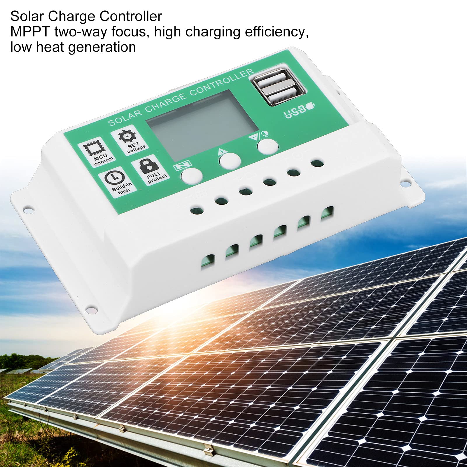 Buy doa 50A12V 24V MPPT Solar Control Regulator Solar Panel Regulator Renewable Energy