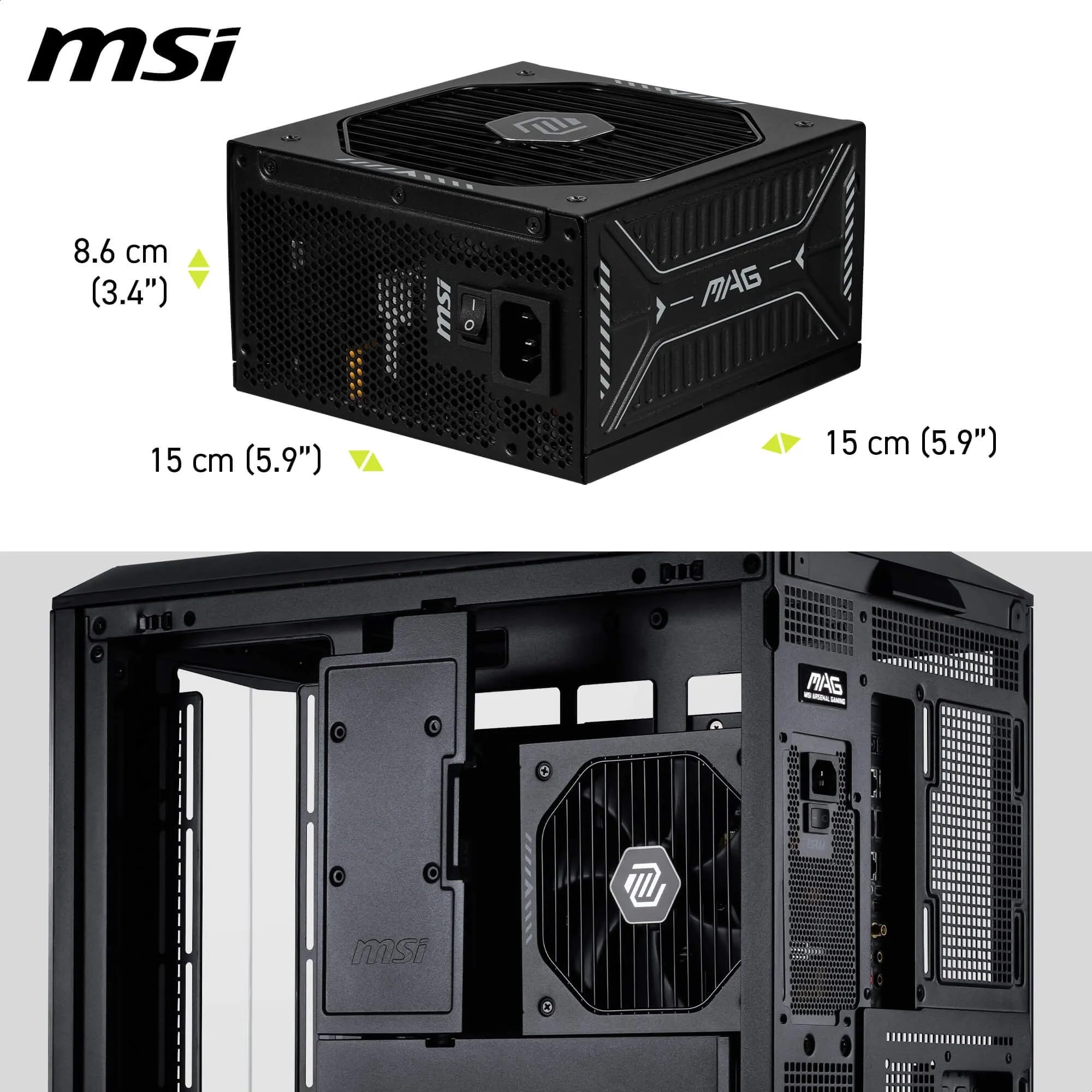 Amazon.com: MSI Computers, MAG A850GLS PCIE5 : Electronics