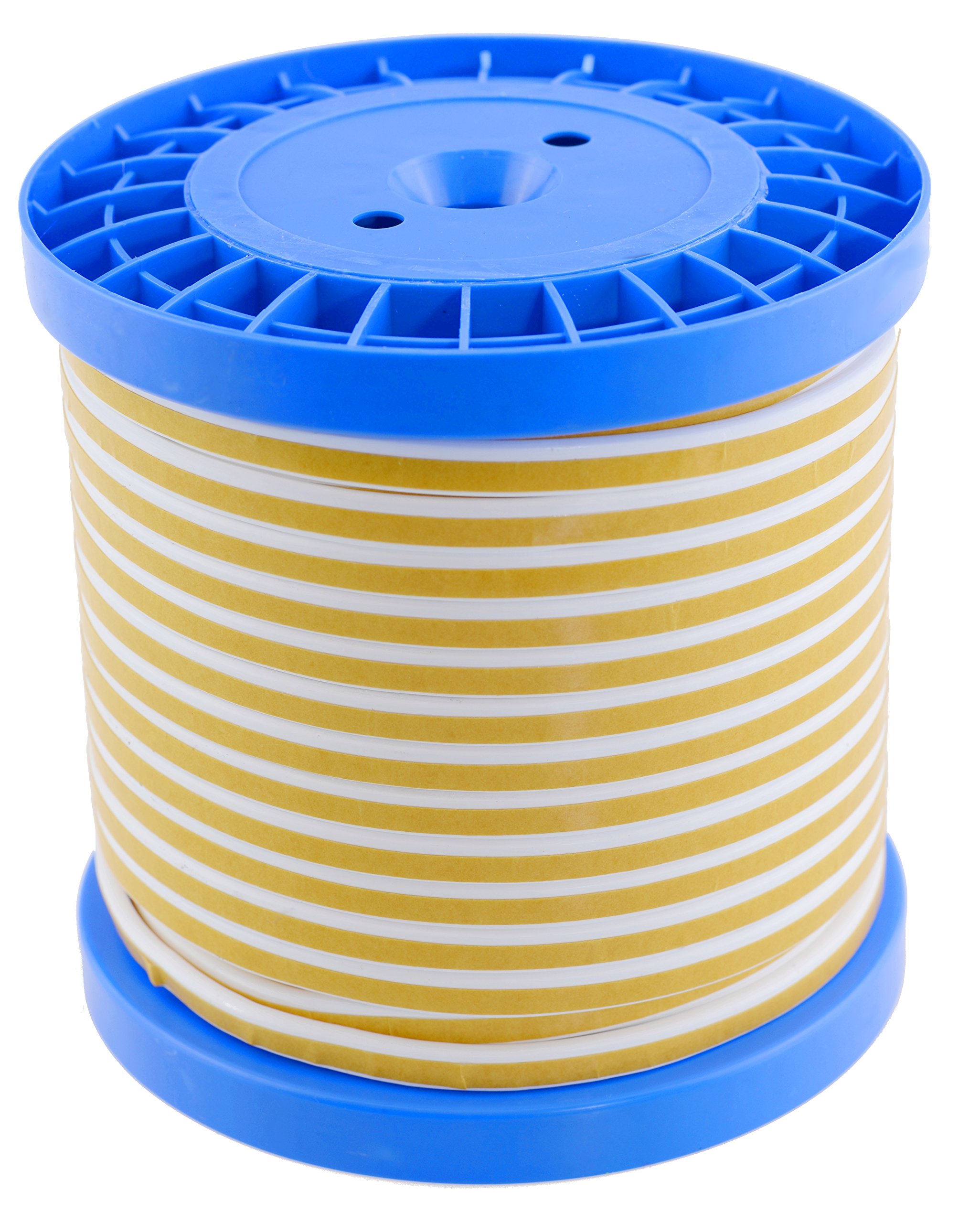 FlaDiBa - die schnelle Dichtung - PTFE-Flachdichtungsband - weich/formbar - weiß - 25mtr auf Spule - 10 x 3 mm - einseitig selbstklebend