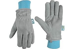 Wells Lamont Women's Insulated Leather Gloves for Work