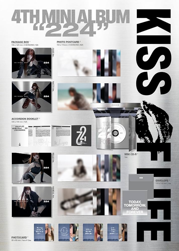 KISS OF LIFE, KIOF, KOL, KISSOFLIFE - KISS OF LIFE 224 4th Mini