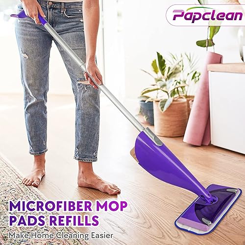 Miniatura 7 de Reusable Mop Pads Compatible with Swiffer Wet Jet Mop- Wet Pads Refill Washable Microfiber Mop Pads Wet Dry Mopping Cloths Replacements for Swiffer
