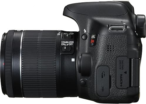 Canon EOS Rebel T6i Digital SLR with EF-S 18-55mm is STM Lens - Wi-Fi Enabled