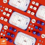 FoxMind Games: Sports Dice Hockey, Shoot The Puck and Beat The goaltender to Score, Easy to Learn, Fun to Play, Up to 4 Players, for Ages 7 and up