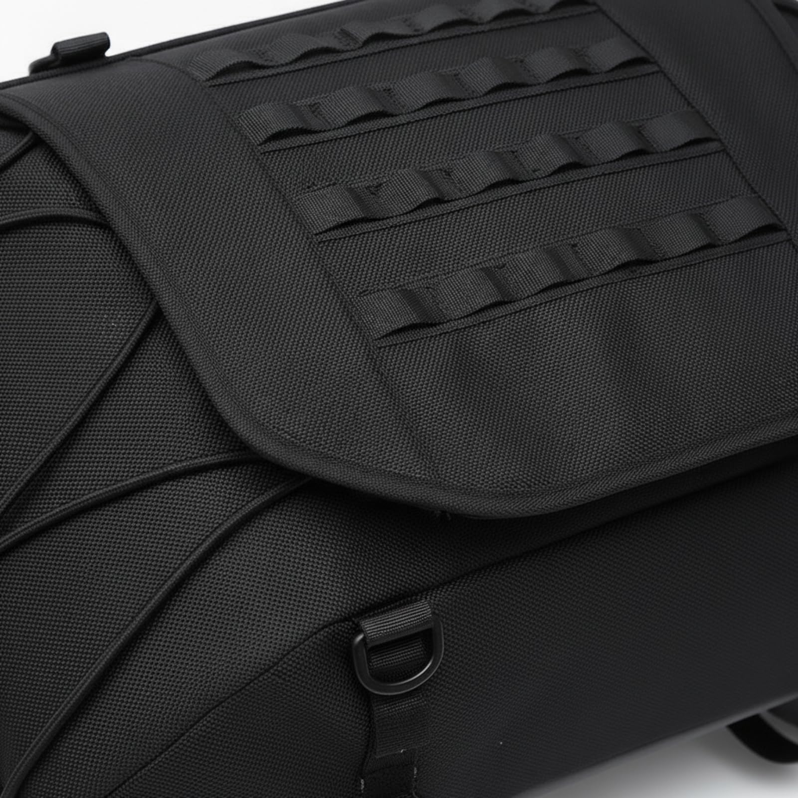 Bolsa Trasera de Bolsa Asiento Trasero Maleta Cola Equipaje Impermeable de Tela Oxford con Ajuste Firme y Elementos Reflectantes Adecuada para Viajes