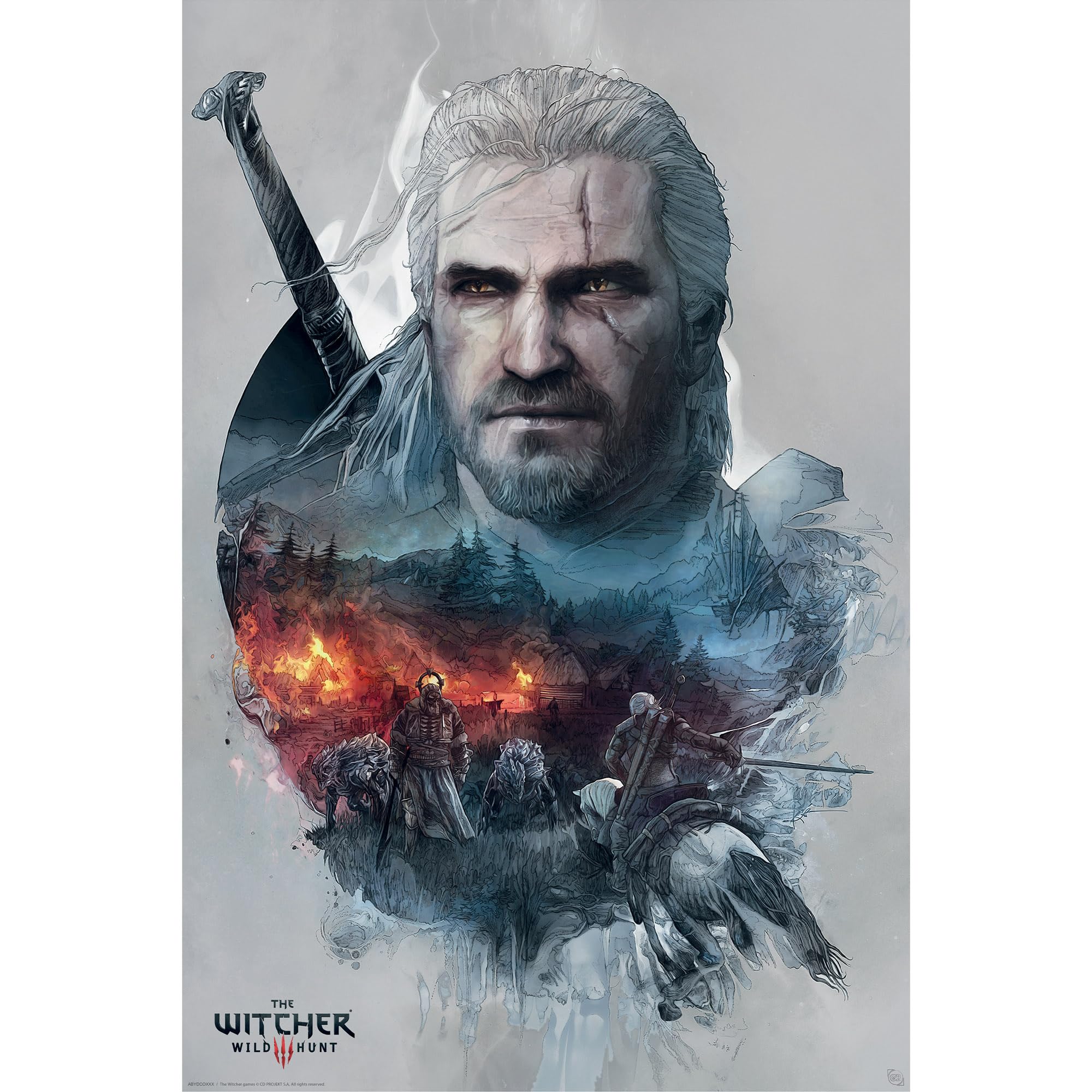 GB eye The Witcher Geralt Maxi Poster
