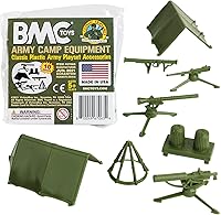 Vista 9 de BMC Classic - Juego de accesorios de plástico para hombre, 10 unidades de campamento militar, fabricado en EE. UU