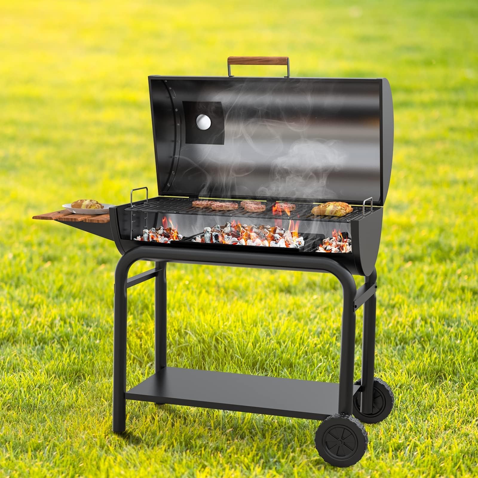 Regulowana popielniczka do grilla na węgiel drzewny Chargriller 1224 1324 2121 2222 2123, Oklahoma Joe Charcoal Grill Royal Gourmet Charcoal Grill, popielniczka na węgiel drzewny z 2 szt. części
