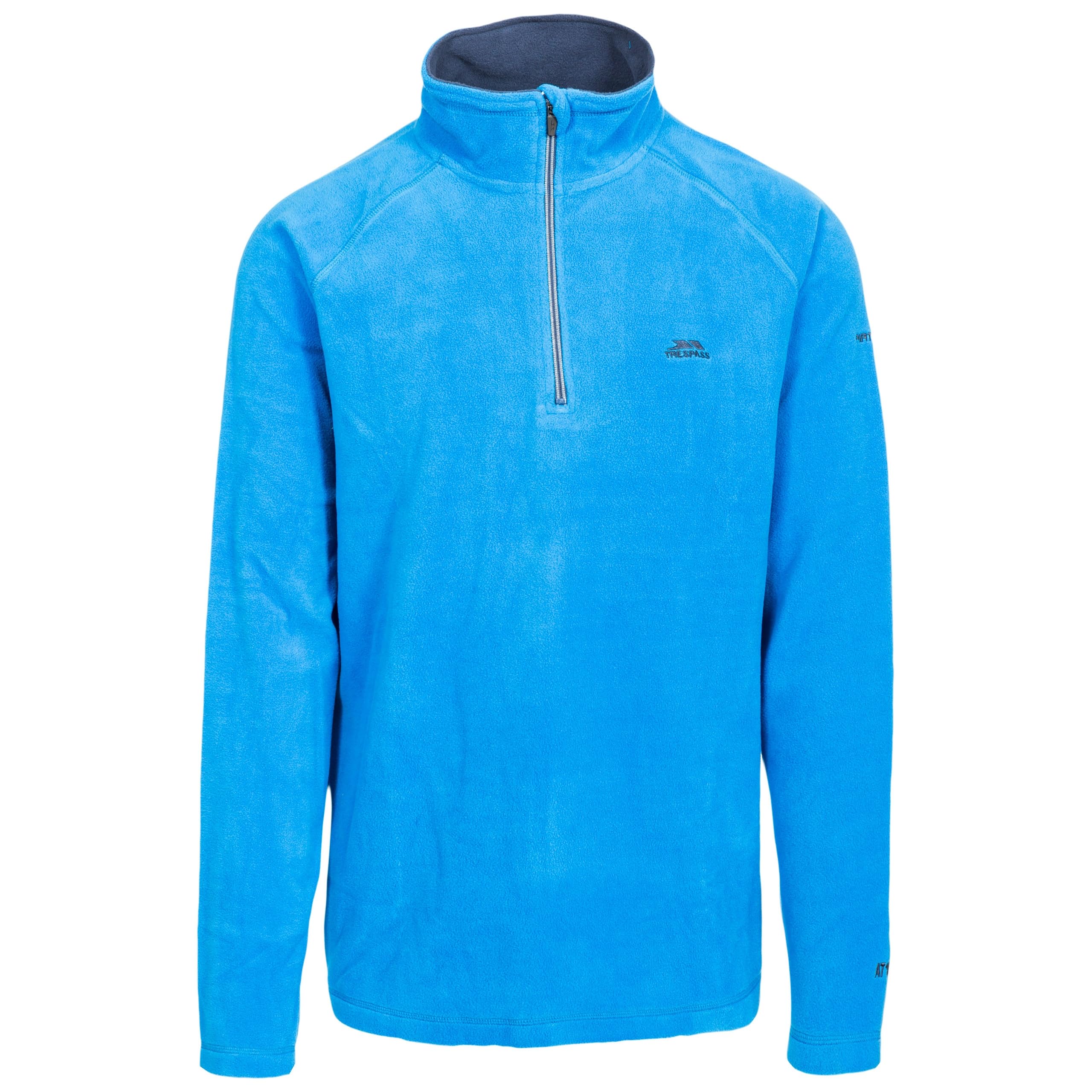 Trespass (Xxl, Bright ) Mens Fleece Jumper 1/2 Zip Blackford Blue