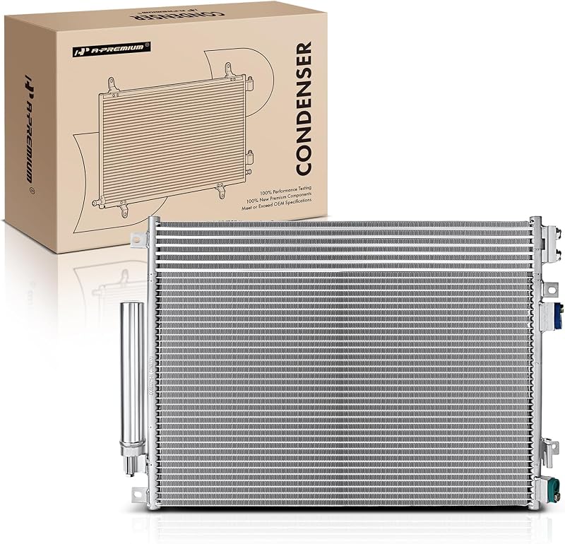 Condensador do ar-condicionado A-Premium para Chrysler 300, Dodge Challenger, Charger e Magnum