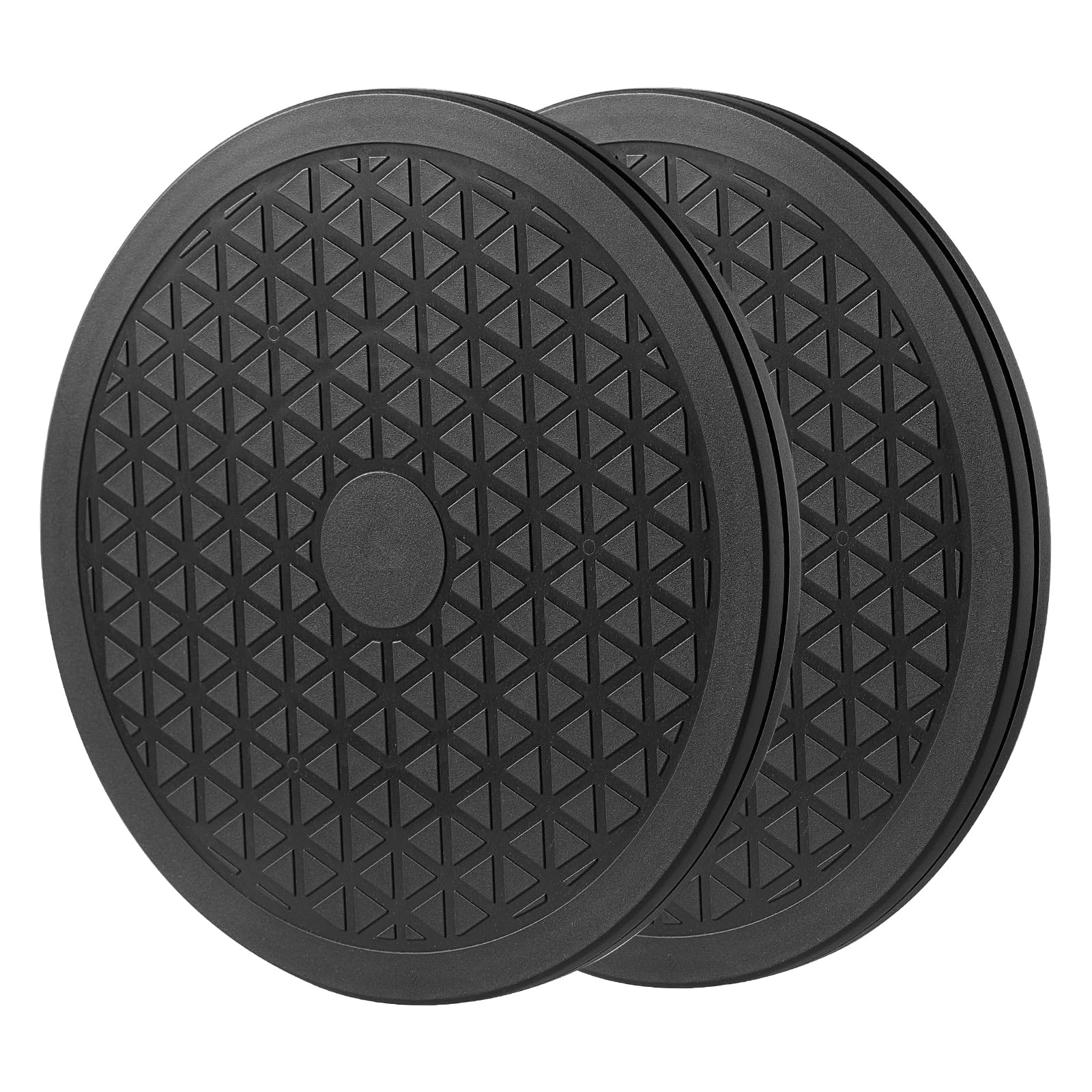 2 Pcs (8 Inch) Heavy Duty Rotating Swivel Stand - Lazy Susan with Steel Ball Bearings for Model Base/Rotating Plants/Crafts Stand Monitor/TV/Monitors/