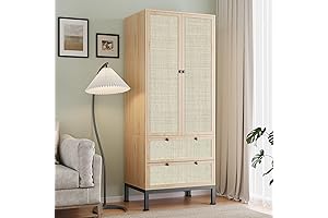 Versatile Wooden Armoire: The Ultimate Wardrobe Storage Solution for Your Bedroom and Beyond