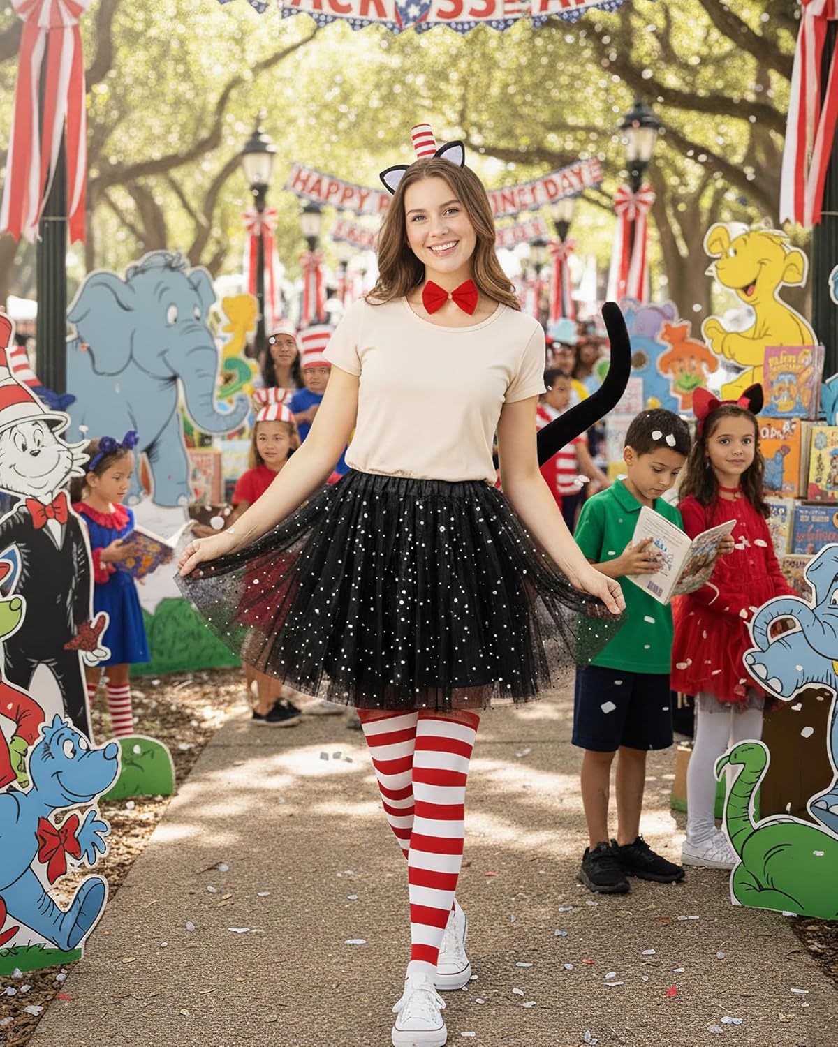 Cat Costume Accessories for Women Halloween Dress Up Party Cosplay - Image 3