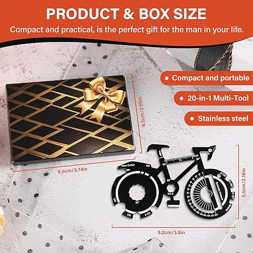 Miniatura 7 de Divertidos regalos EDC multiherramienta  Regalo único de bicicleta de cumpleaños para hombres, novedad de calcetín de Navidad, elefante blanco,