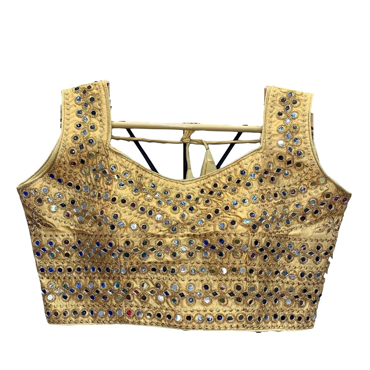 Women's Silk Blouse for Sarees Indian Sari Blouse for Women Readymade - 38 Bust Size Medium