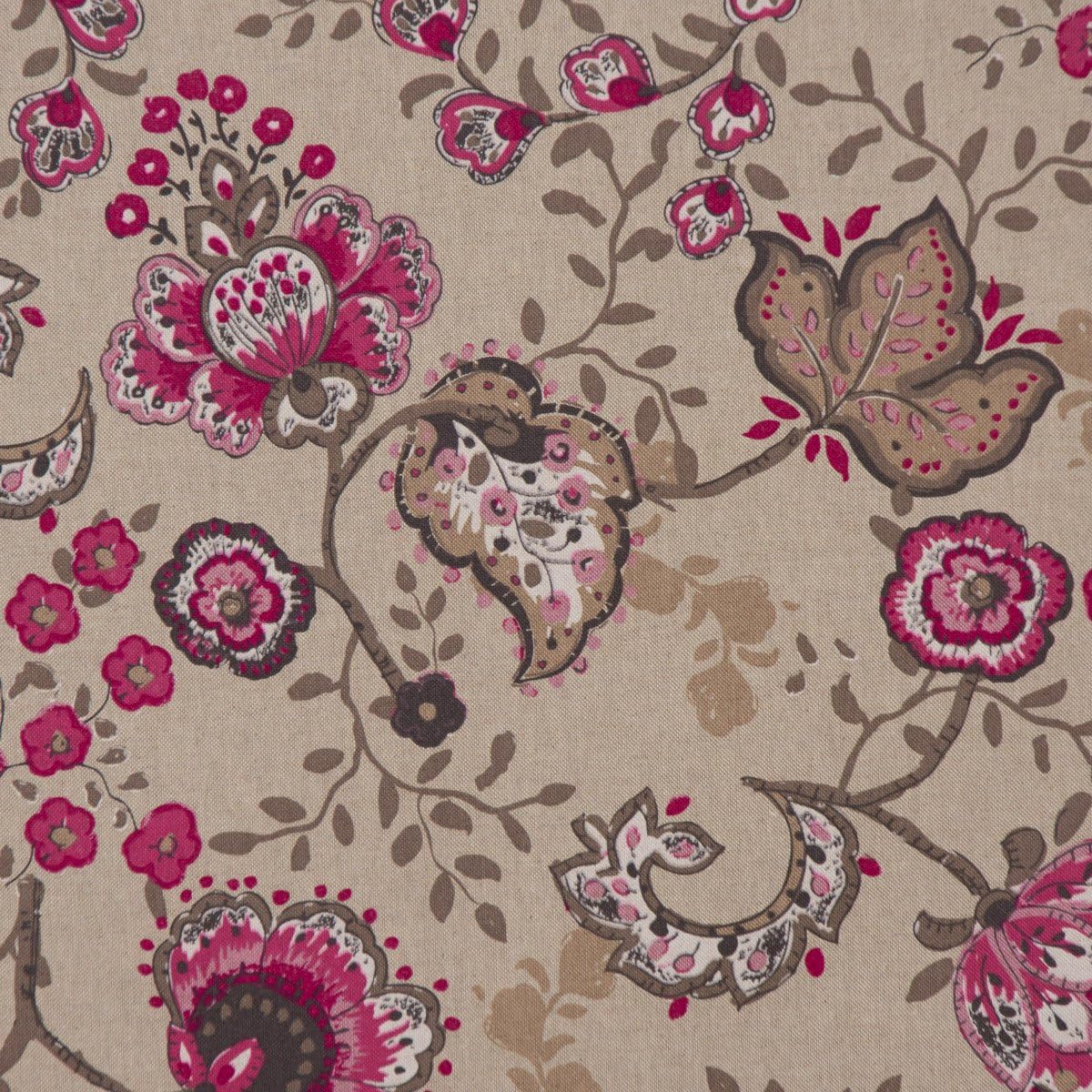 SCHÖNER LEBEN Decke Mit Blumenprint - 125x150 Cm Wollweiß Pink | Fransenrand Kuscheldecke