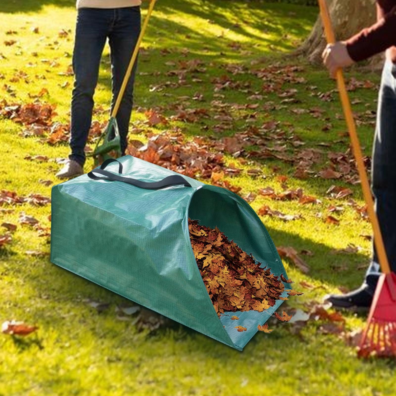 Sacchetti Giardino Riutilizzabili 200L - Porta Rifiuti Con Maniglie