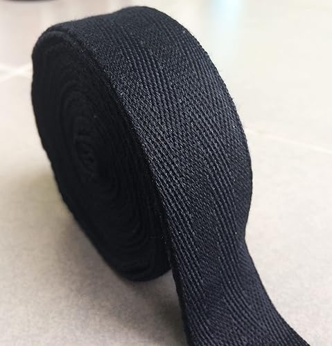 Miniatura 7 de Cinta de sarga de algodón de 1.5 pulgadas x 5 yardas, cinta de espiga de espiga natural, cinta de bies beige natural, cinta, encuadernación ideal