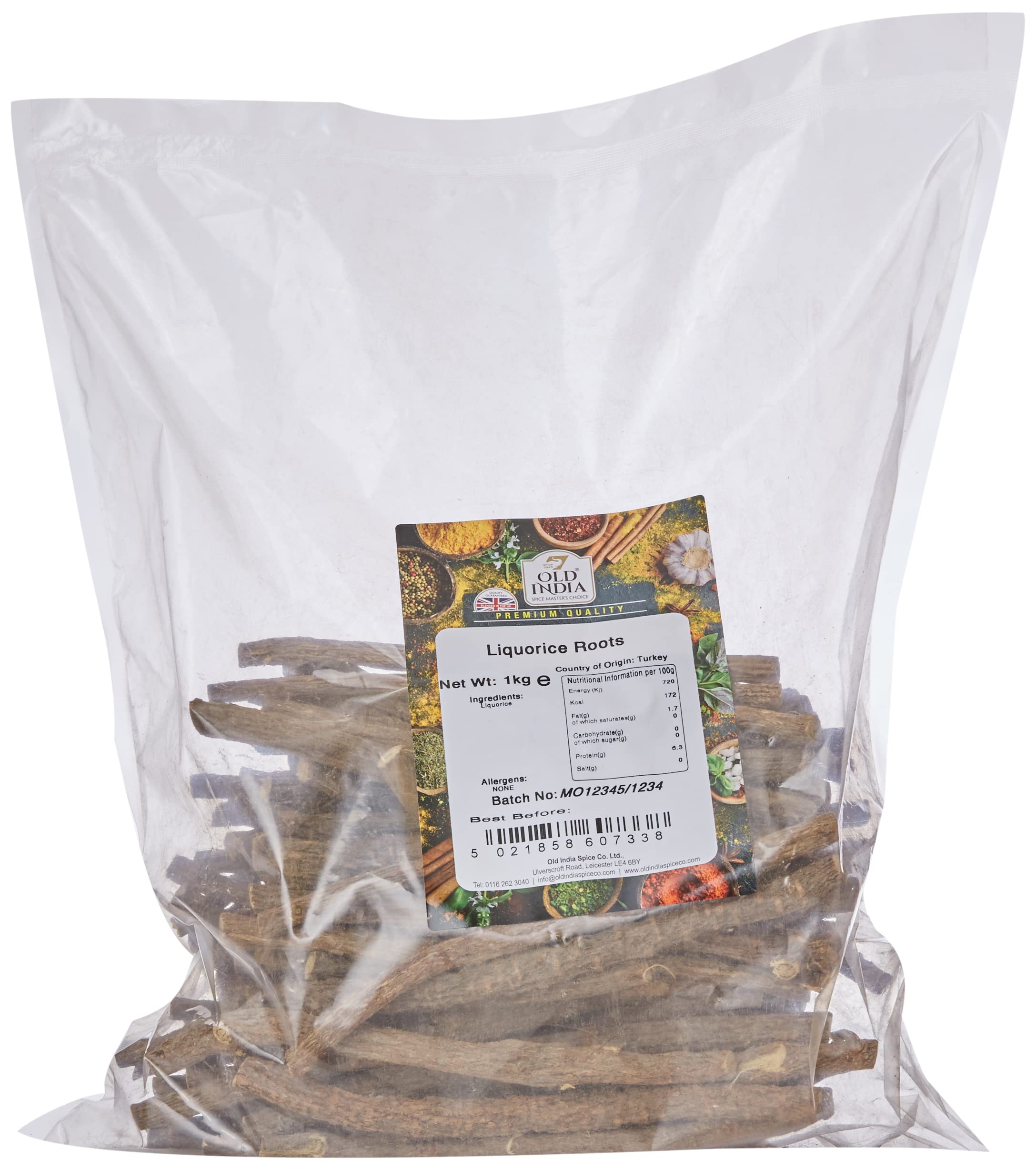 Old India Liquorice Roots 1kg