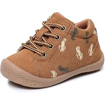 Blikcon Baby First Walker Boots Soft Sole Infant Shoes with Side Zipper & Cozy Lining, Wide Toe Box for Early Walkers 624 Months