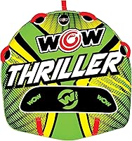 Vista 6 de Wow Sports Thriller Towable Deck Tube for Boating Adults, Tubing Boat Inflatable for Water Sports