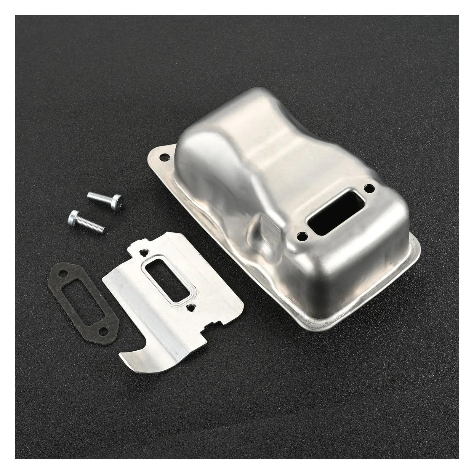 1 juego de juntas de placa calefactora de silenciador compatible con Sthi L TS410 TS420 TS 410 420 con tornillos, accesorios for herramientas de jardinería.