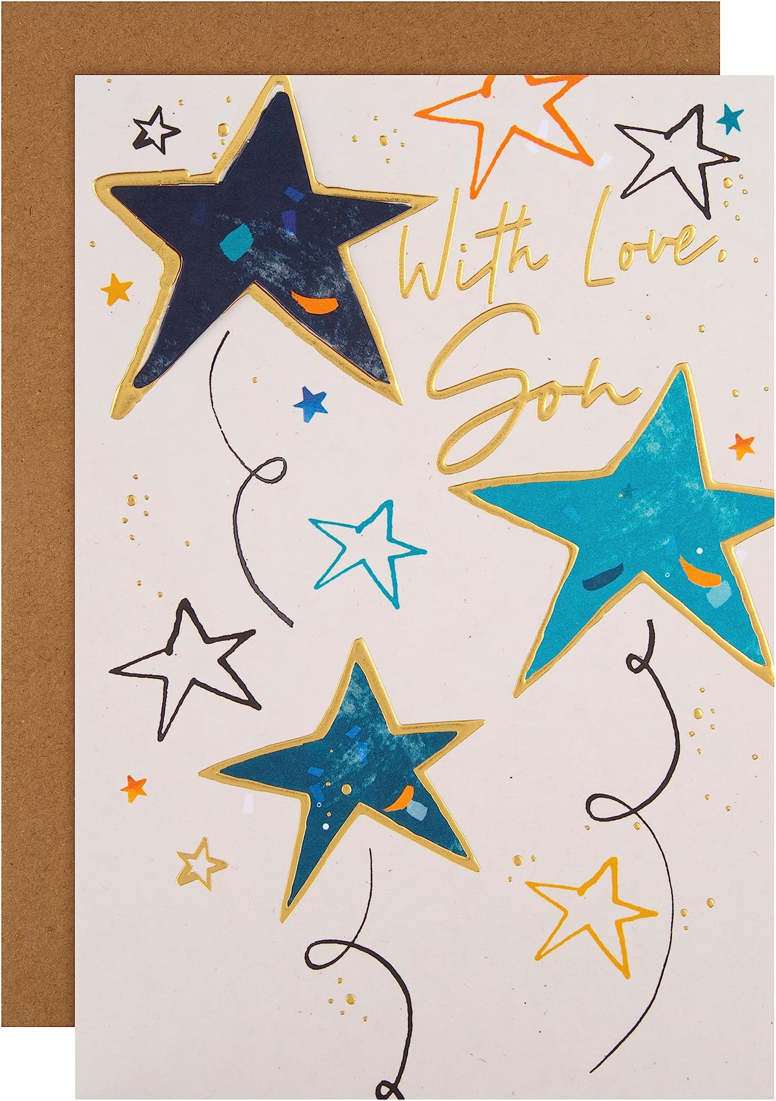 Digital Happy Birthday Card Sparklers Dark