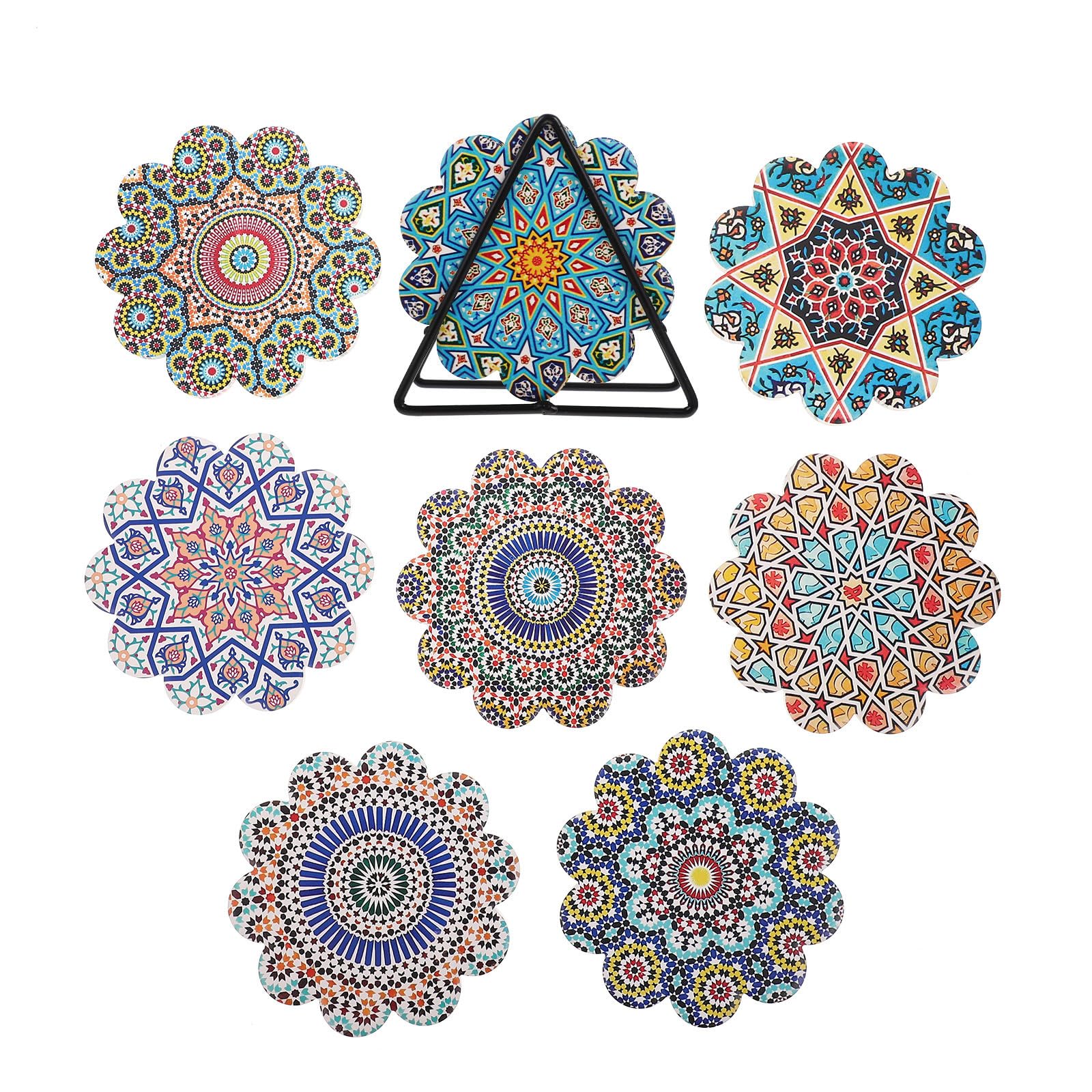 Dessous de céramique absorbant l'humidité tapis antibrûlure avec liège